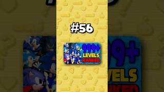 Number 56 - Ranking ALL 999+ Sonic Levels from Worst to Best #sonicthehedgehog