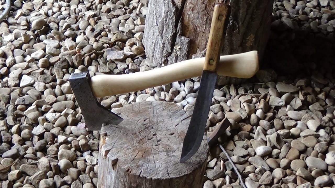 Bushcraft Woodcraft Axe and Knife Rebuild Part 4 YouTube
