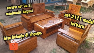 IDE KURSI TAMU MINIMALIS JATI TERBARU 2022