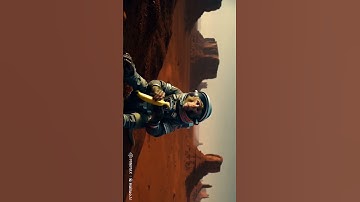 Mid day Meal on Mars !!! #aicreator #ai #aigenerated #art #future #mars #monkey #banana #space