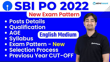 SBI PO 2022 Notification in English Medium | New Exam Pattern | Complete Details By Aditya Sir