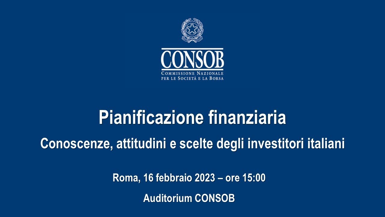 PIANIFICAZIONE FINANZIARIA - Conoscenze, attitudini e scelte degli ...