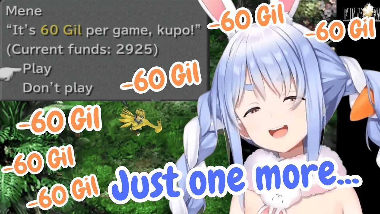 Pekora Meets Quina, Can’t Stop Playing Chocobo Hot & Cold | FF9