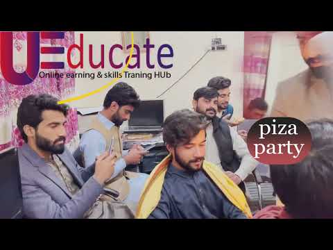Ueducate #pizza party layyah-U Educate learn how to earn online free from home|pizzaparty #webdesign