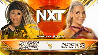 Kayden Carter vs. Natalya and Becky Lynch Confronts Kayden WWE NXT WWE2K23 Universe Mode