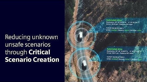 Critical Scenario Creation with Simcenter Autonomy