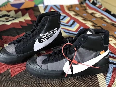 Nike Blazer Mid Off White Grim Reaper Review Plus On Feet Look Youtube