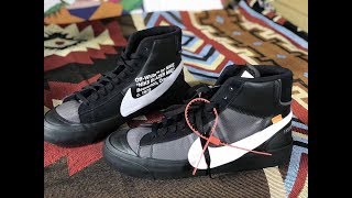 Nike Blazer Mid Off White Grim Reaper Review Plus On Feet Look Youtube