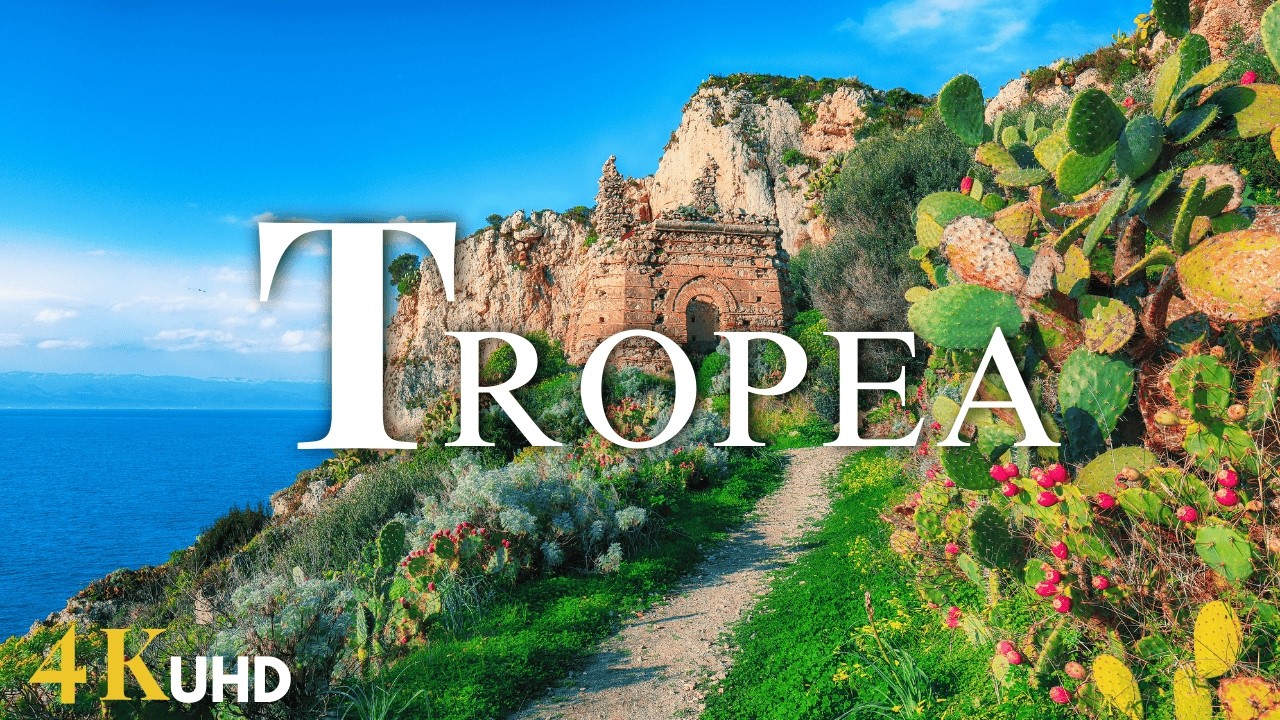 Tropea, Italy 🇮🇹 4K ULTRA HD Drone video | 15 Interesting facts about Tropea, Italy