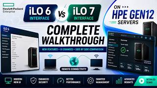 How to Configure HPE Gen 12 DL 380 iLO 7 User Interface UI Demo #howto #demo #lab #server