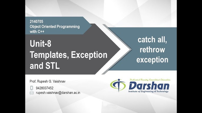 8.02 Exception From Function, Multiple Catch - Youtube