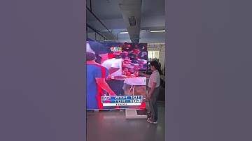 How did she get the stuck LED screen back to normal? #ledscreenfactory #shorts #yuchip #leddisplay