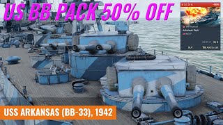 USS Arkansas BB-33 1942 - Worth it 50 Discount War Thunder