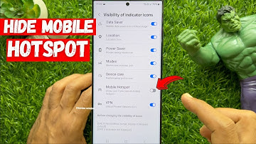 How to Hide Mobile Hotspot icon on your Samsung Device