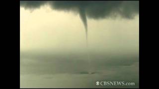 Water spouts form off Miami Beach