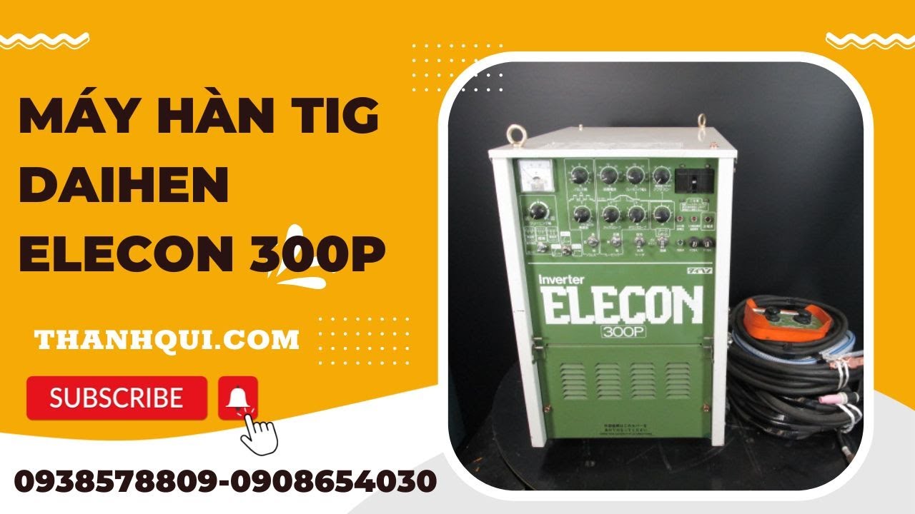 video Máy hàn TIG Xung Daihen 300 nhật bãi