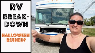 Our RV Broke Down... Salvaging a Halloween Camping Weekend. by Adrienne With an E 535 views 5 months ago 13 minutes, 27 seconds