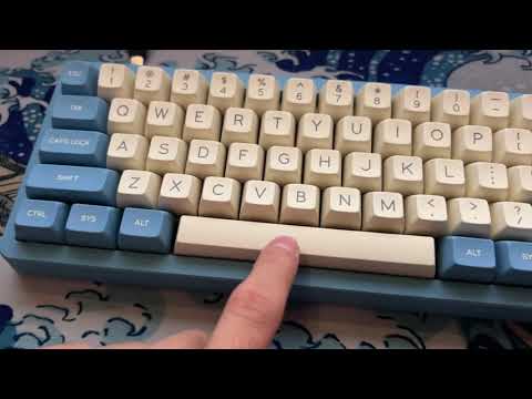 Video KBD D60 WK E COAT BLUE KEYBOARD | HOLY PANDAS & SA... - youtube