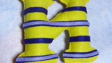 Make a Simple Felt Decorative Letter - DIY Crafts - Guidecentral