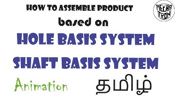 7. GD&T | Hole Basis System & Shaft Basis System | Tamil| Animation – Mad in mechatron