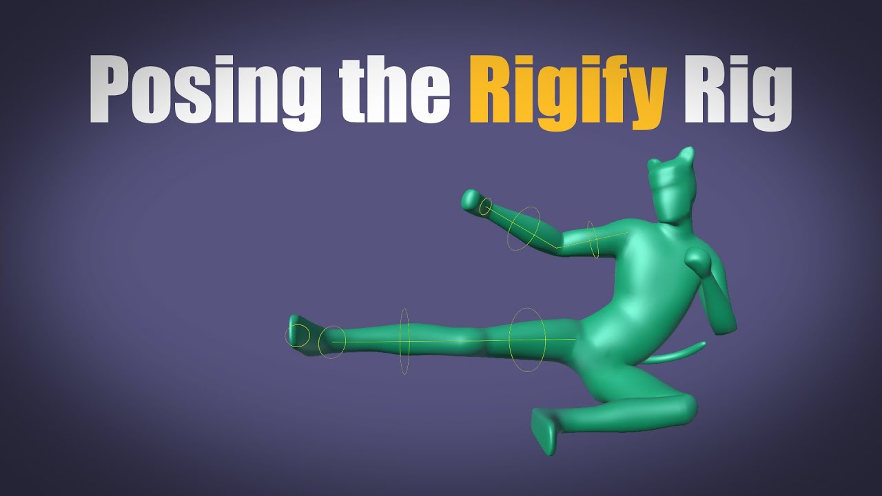 Shipley jungle kran Blender 2.8/2.9] Rigify Tutorial #08 - Posing the Rigify rig - YouTube