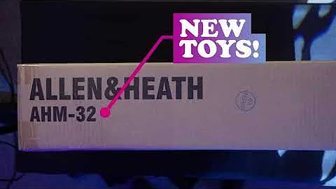 Unboxing the NEW Allen & Heath AHM-32 Matrix Mixer!