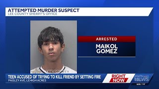 Teen accused of trying to kill friend by setting house on fire in Lehigh Acres