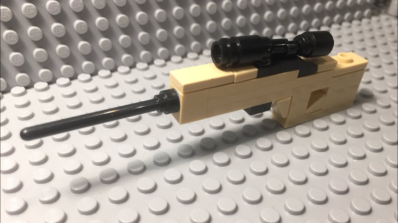 LEGO Fortnite Bolt-action Sniper Rifle Tutorial - YouTube