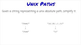 011 - Simplify Unix Paths (Live!)