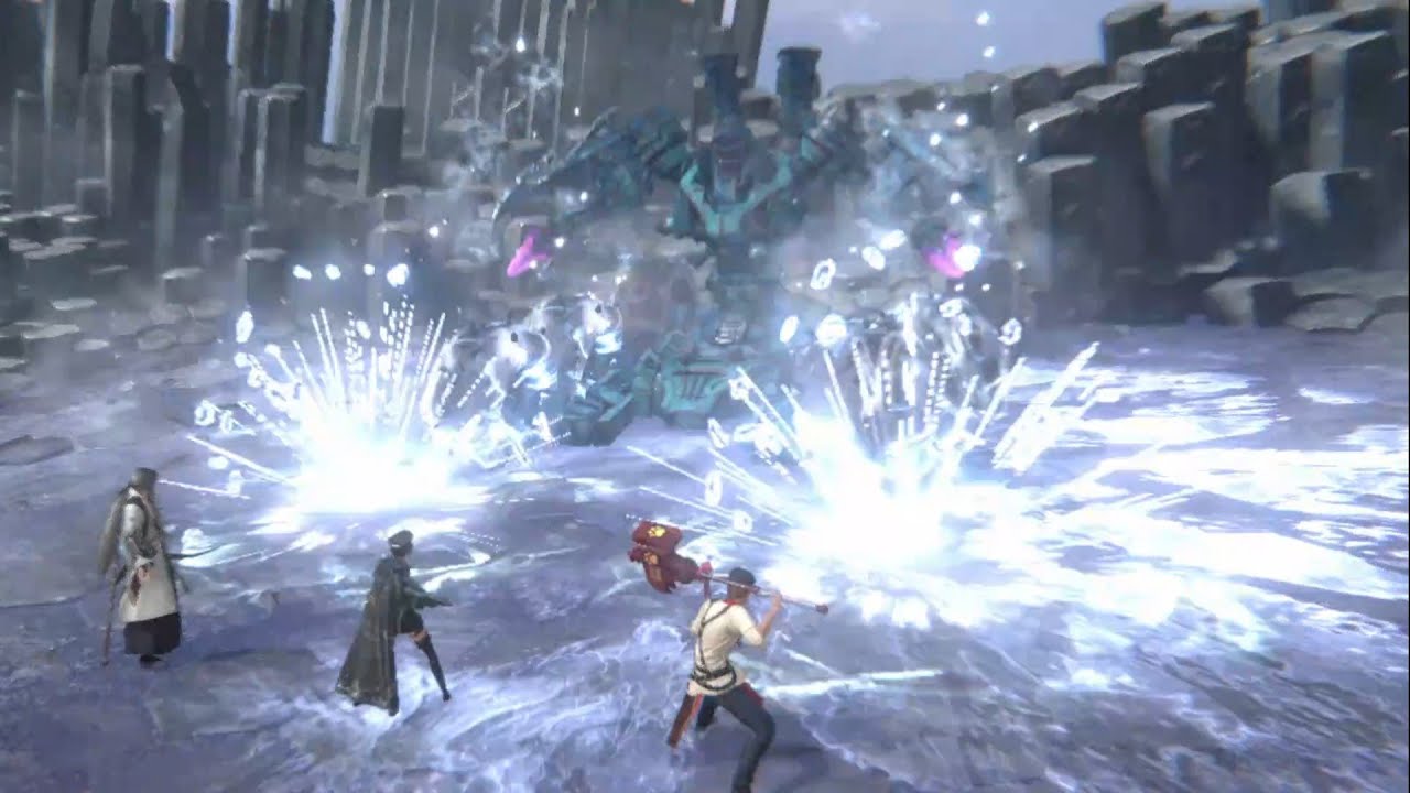 FF7EC: Guild Battle #20 - 21% stage 6 using Glenn (coping with lag)