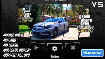 GTA SA Remastered Graphics V5 Modpack for Android 7-14 | Works on All Devices | 2026 Edition 