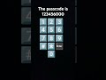 The Passcode Is 123456000 The Passcode Is 123456000