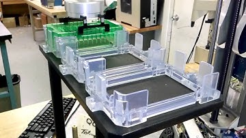 Forte Sensor Holders Handled by Hudson PlateCrane Robotic Arm - Lab Automation