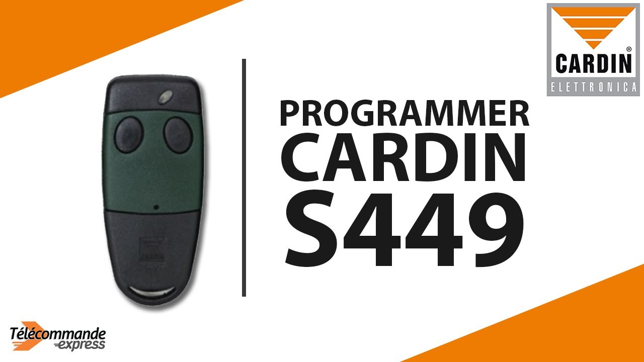 Télécommande CARDIN S449-QZ4-GREEN