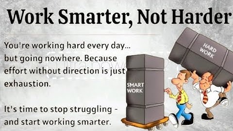 Hard Work vs Smart Work || Learn English With Podcast || Level 2 || Improve Your English Skills ✅