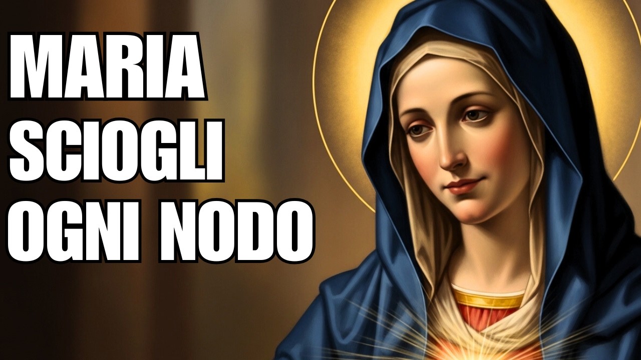 Sei stanca di soffrire in silenzio? Maria scioglierà quel nodo oggi.