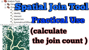 GIS Tutorial   Spatial Join Tool Simple application