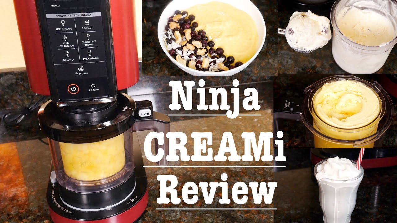  Ninja CREAMi Ice Cream, Sorbet, Milkshake Maker + 3