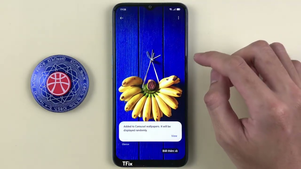 Lock screen magazine on OPPO A16 Android 11