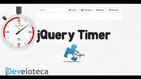 Plugin - jQuery Timer control de tiempo con jQuery