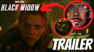 Black Widow Trailer Taskmaster Identity And Iron Man Marvel Easter Eggs