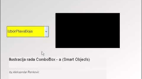 WinCC 7.2 - Combobox (Smart Object)