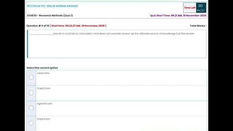 STA630 - Research Methods (Quiz 1) 💯 Percent Correct Paid Whatsapp 03426692724