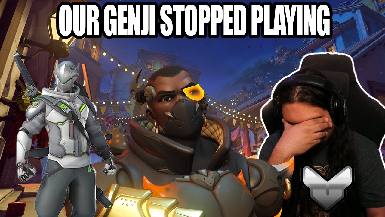 OUR GENJI STOPPED PLAYING!? (OVERWATCH 2 SEASON 10 COMP GAMEPLAY)