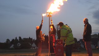 Therfield Platinum Jubilee Beacon Lighting ceremony