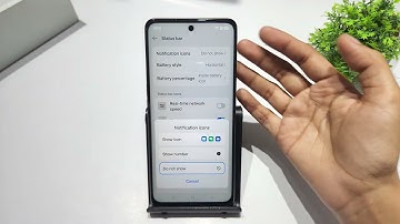 How to customize status bar in oppo a5x | oppo a5x status bar settings kaise kare