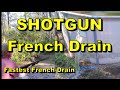 Flooded Backyard? Real French Drain Pulls Water from 15 Feet Away, Shotgun French Drain