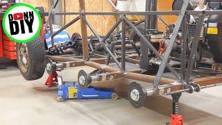 Tracked Amphibious ATV Build PART 13 - Hull Steel Frame Fabrication & DIY Electrolysis Rust Removal