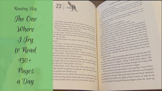 Reading Vlog: The One Where I Try to Read 150+ Pages a Day