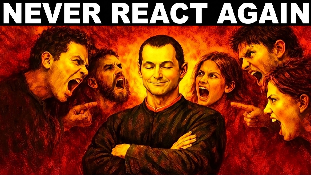 How To Never Get Angry or Bothered by Anyone | Machiavelli's Darkest Power Lessons